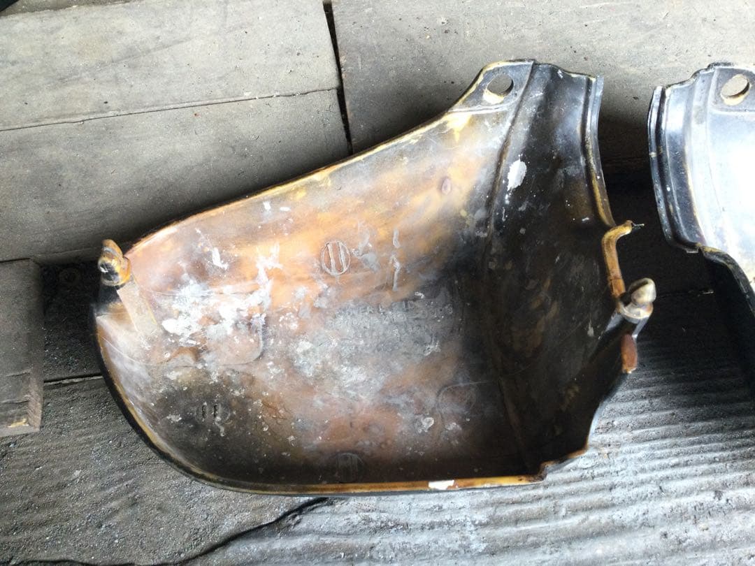 【2】CB400T CB250T 純正 サイドカバー ホーク バブ ホンダ