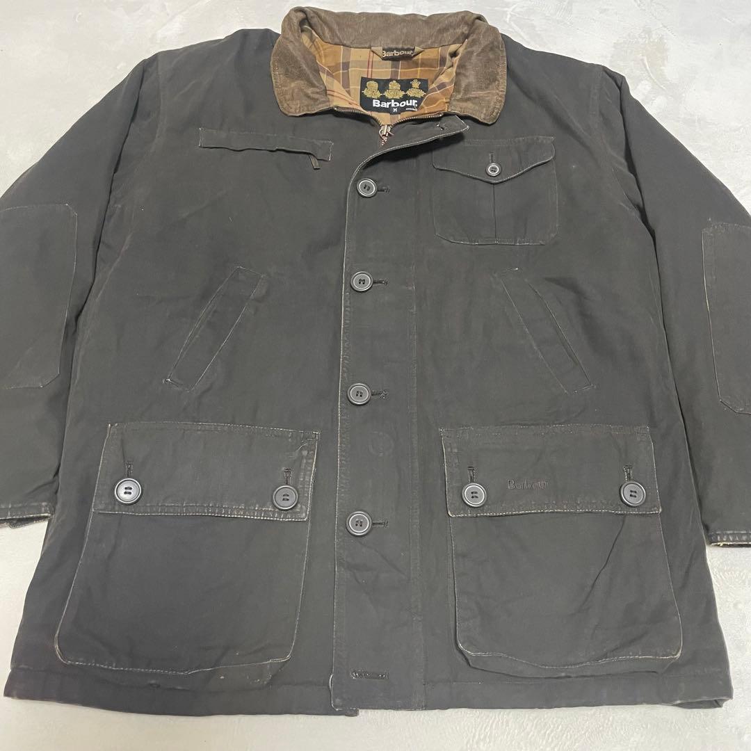 希少 90s バブアー barbour オイルドコットンジャケット 6ポケット