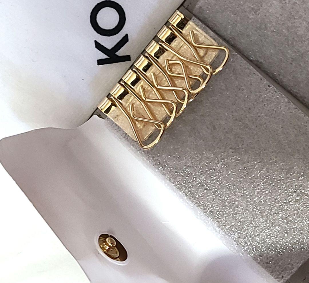 [超美品]　MICHAEL KORS　キーケース　新品未使用　グレー　ホワイト