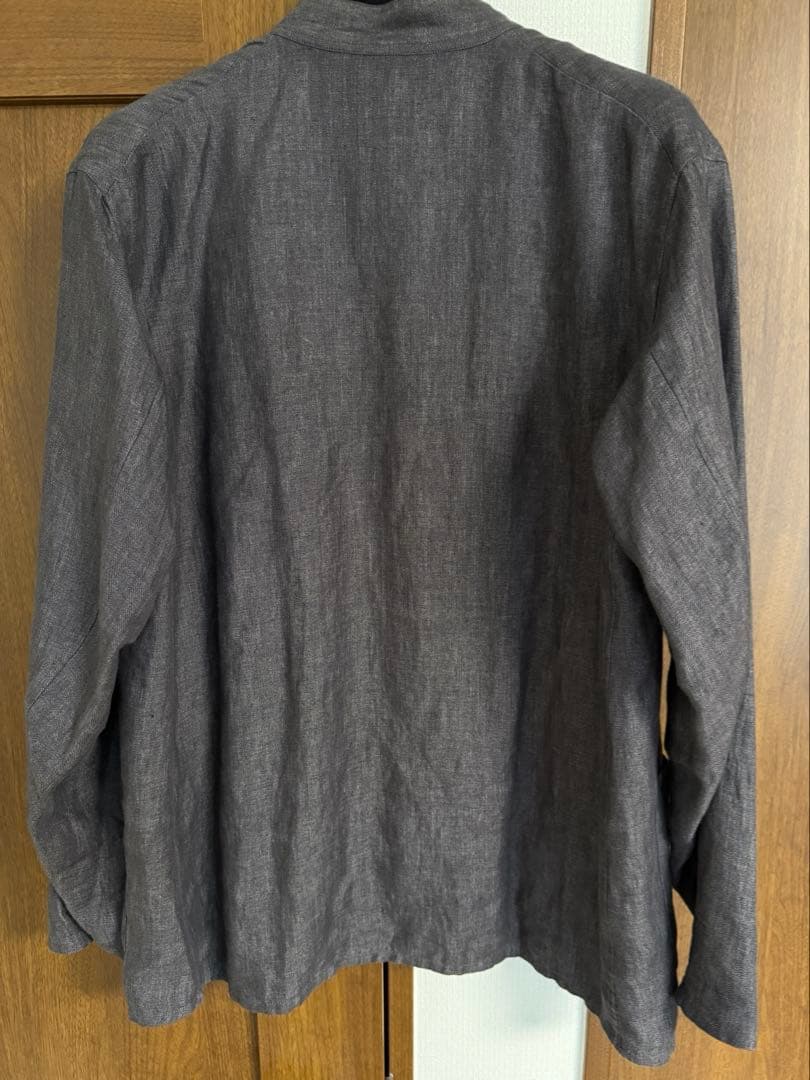 COMOLI セット21SSピッコロ リネンヘリンボーンスタンドカラージャケット