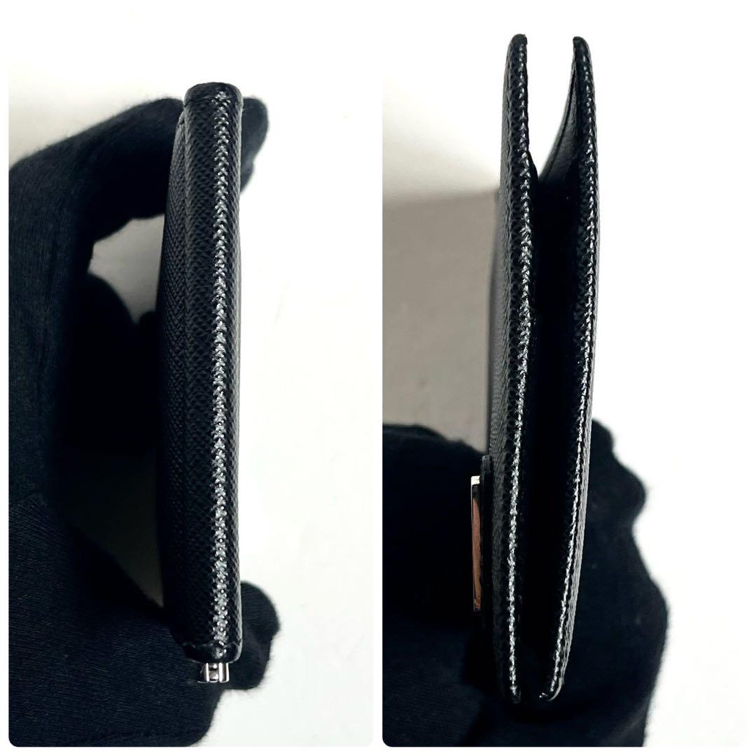 【新品未使用・付属品完備✨】プラダ マネークリップ トライアングル サフィアーノ