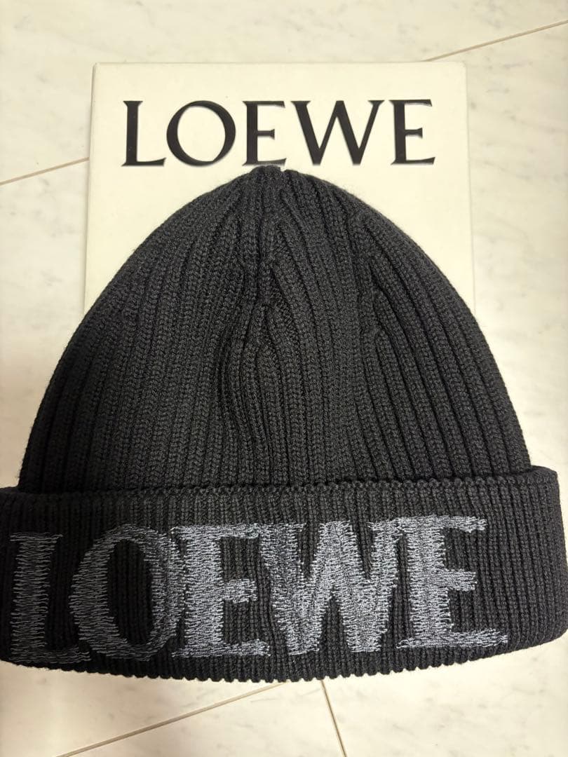 LOEWE ロエベ ビーニー ニット帽（ウール）