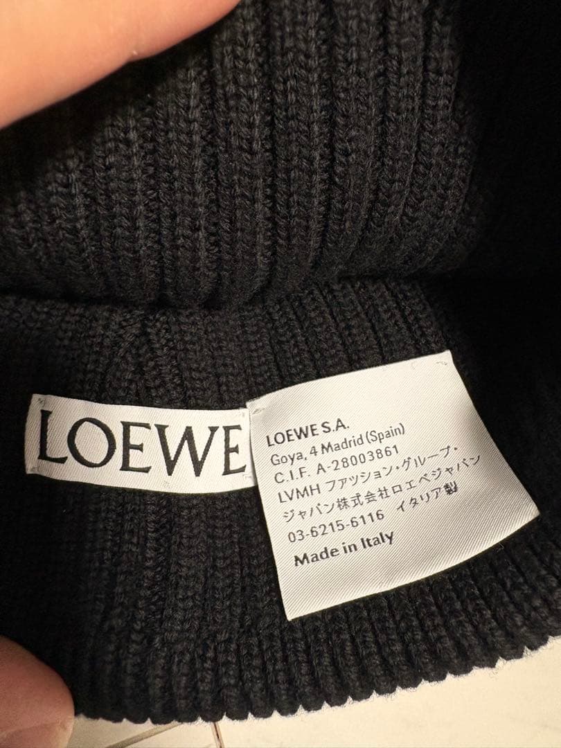 LOEWE ロエベ ビーニー ニット帽（ウール）