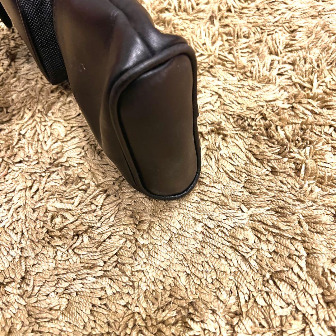 希少　BULBERRY 三陽商会品　ゴルフバッグ　クラブバッグ　ブラック　レザー