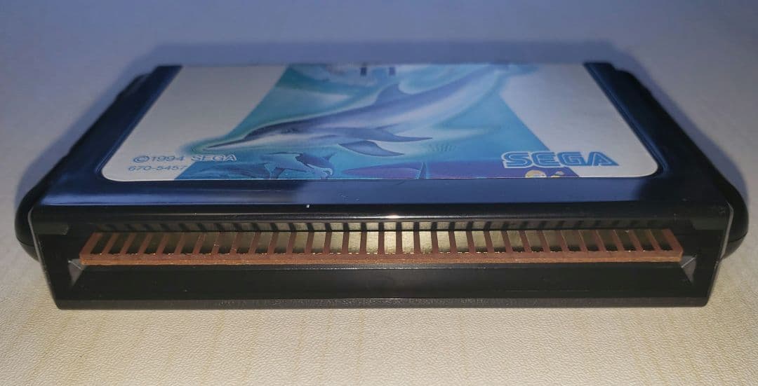 メガドライブ専用ソフト　エコー・ザ・ドルフィン2　当時のチラシやハガキ付き