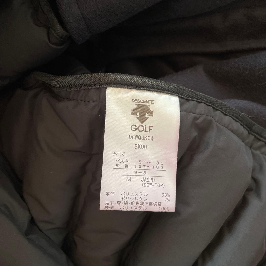ゴルフウェア【DESCENTE GOLF】エアーポケットダウンジャケット　黒　M