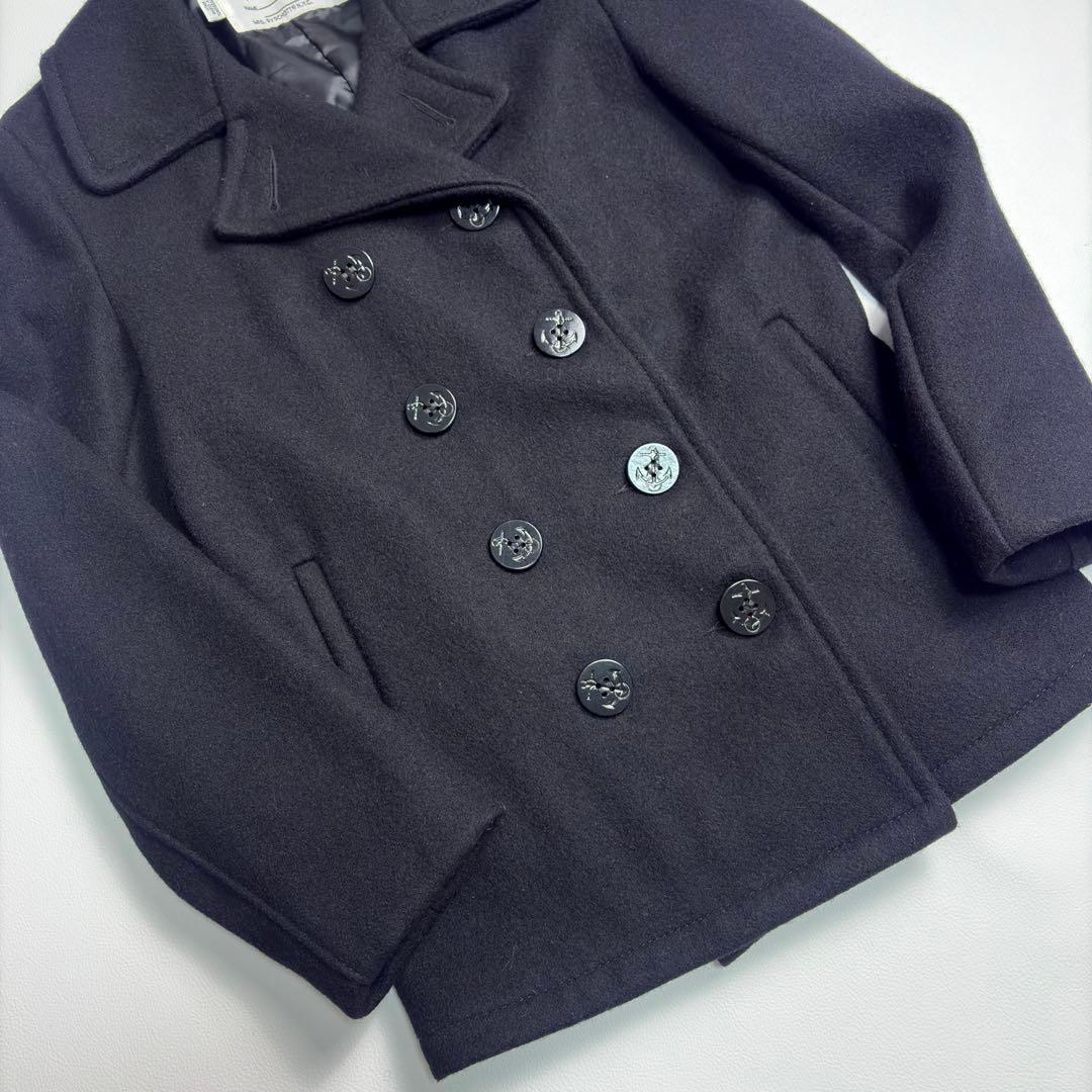 未使用級 ショット 740N ダブル ピーコート USA製 34 定番 ウール