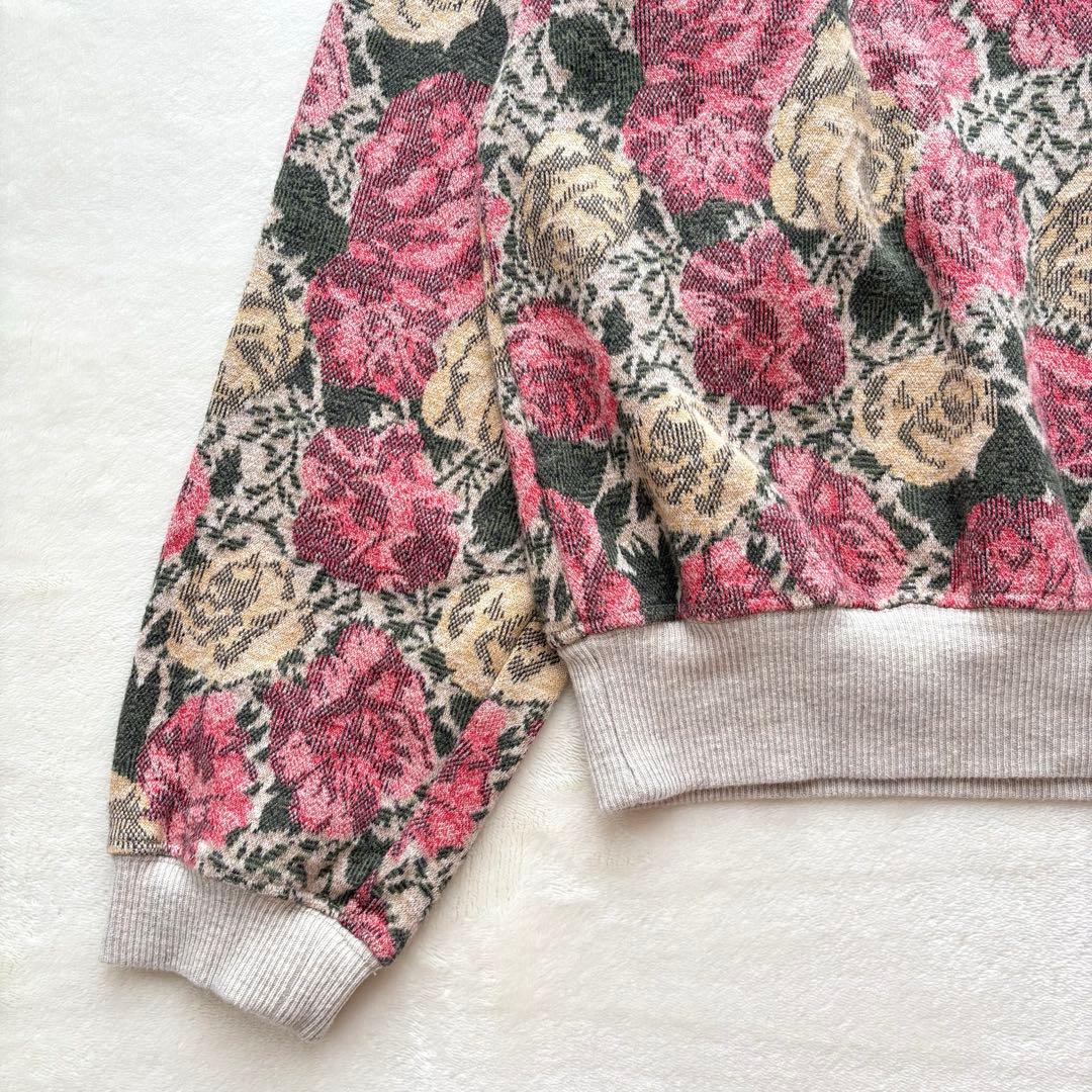 KAPITAL キャピタル ローズ柄 スウェット ゴブラン天竺クルースウェット