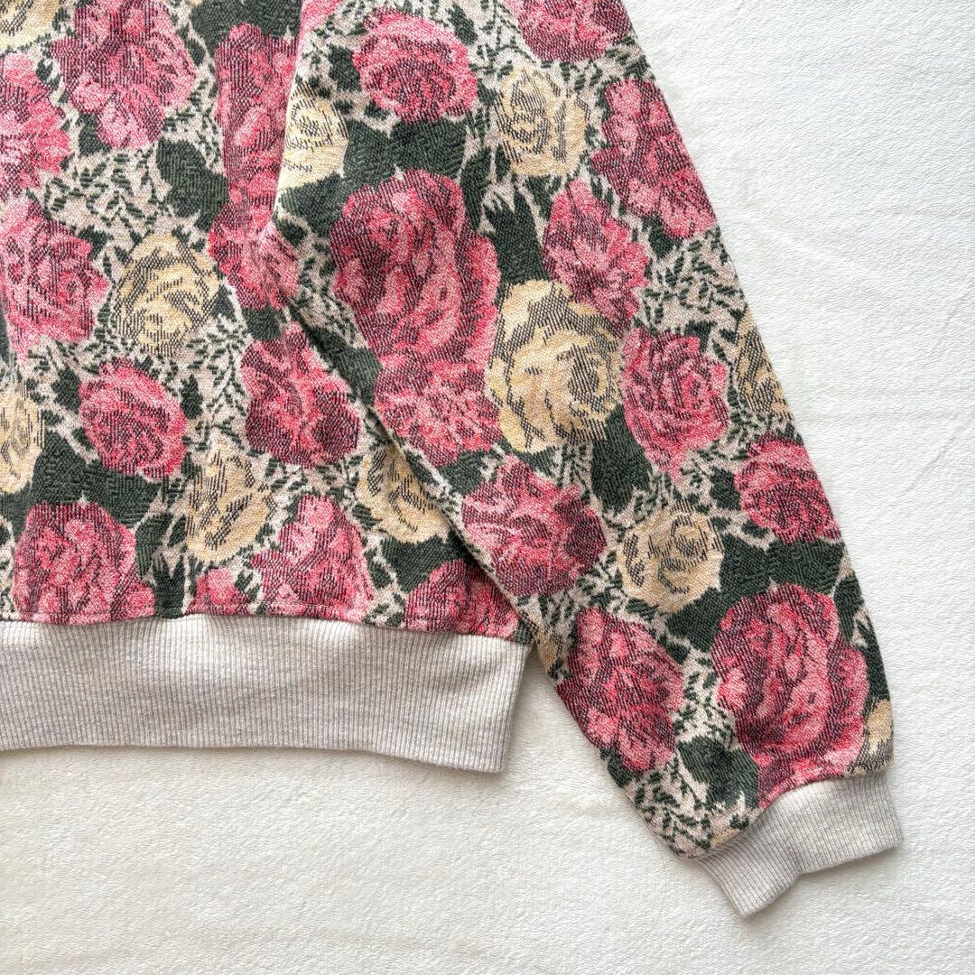 KAPITAL キャピタル ローズ柄 スウェット ゴブラン天竺クルースウェット