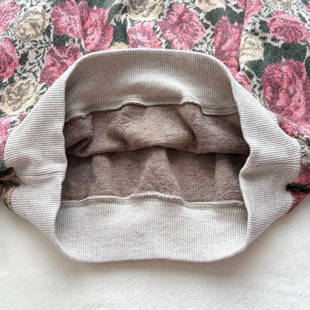 KAPITAL キャピタル ローズ柄 スウェット ゴブラン天竺クルースウェット