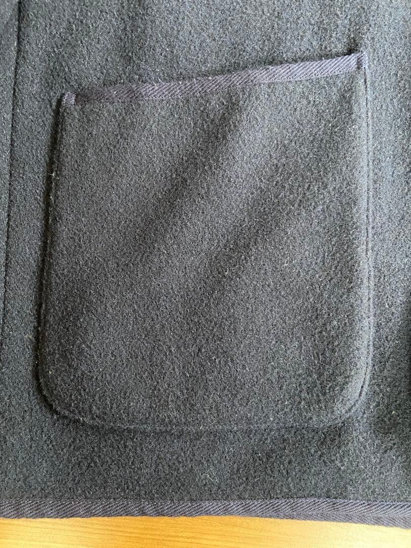 XL ネイビー　ダントン　ウールライトパイルカバーオールジャケット