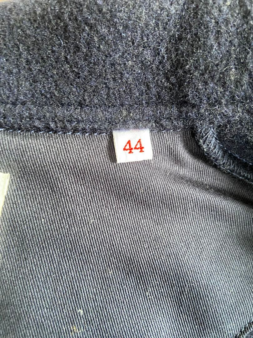 XL ネイビー　ダントン　ウールライトパイルカバーオールジャケット