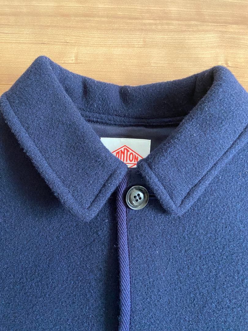 XL ネイビー　ダントン　ウールライトパイルカバーオールジャケット