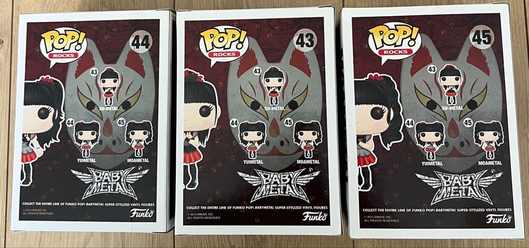 FUNKO POP!ROCKS BABYL ベビーメタル　フィギュア