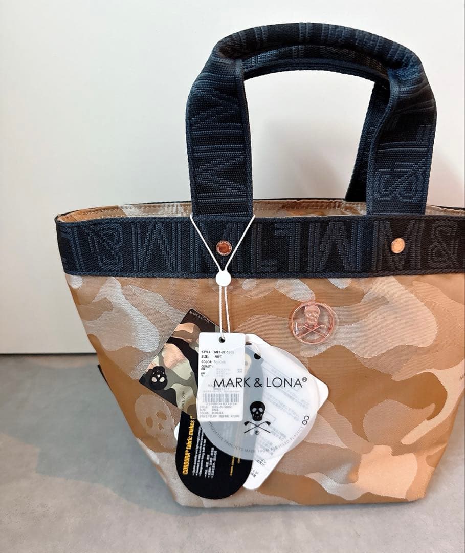 新品 ☆ MARK&LONA カートバッグ ラウンド トート マーク&ロナ 正規