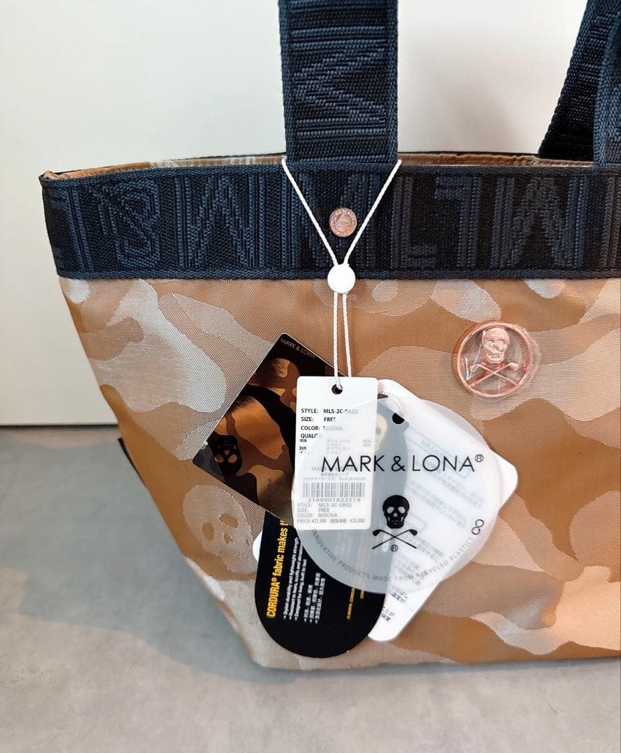 新品 ☆ MARK&LONA カートバッグ ラウンド トート マーク&ロナ 正規