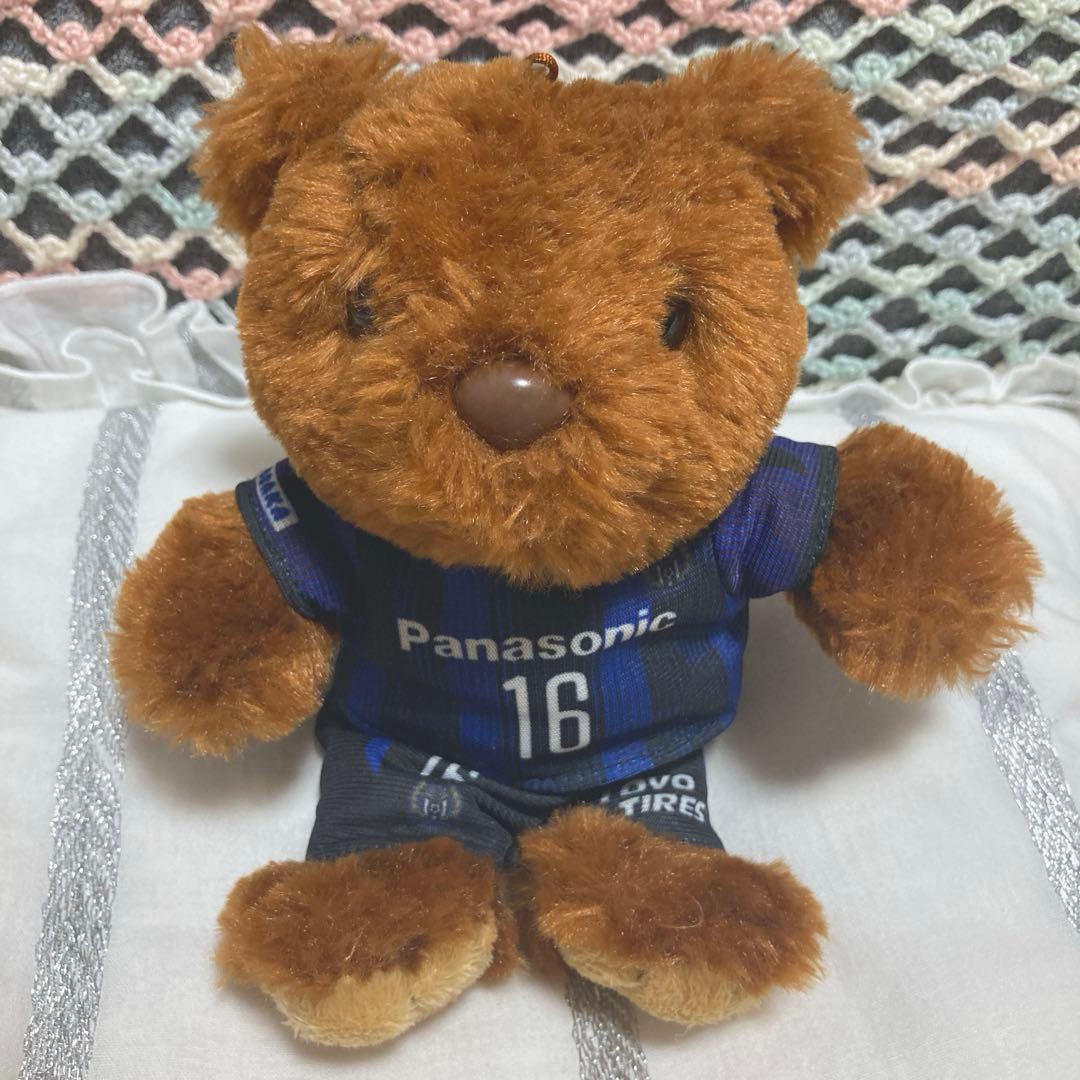 ガンバ大阪　くま　ぬいぐるみ　マスコットキーホルダー　16番　ファン・ウィジョ