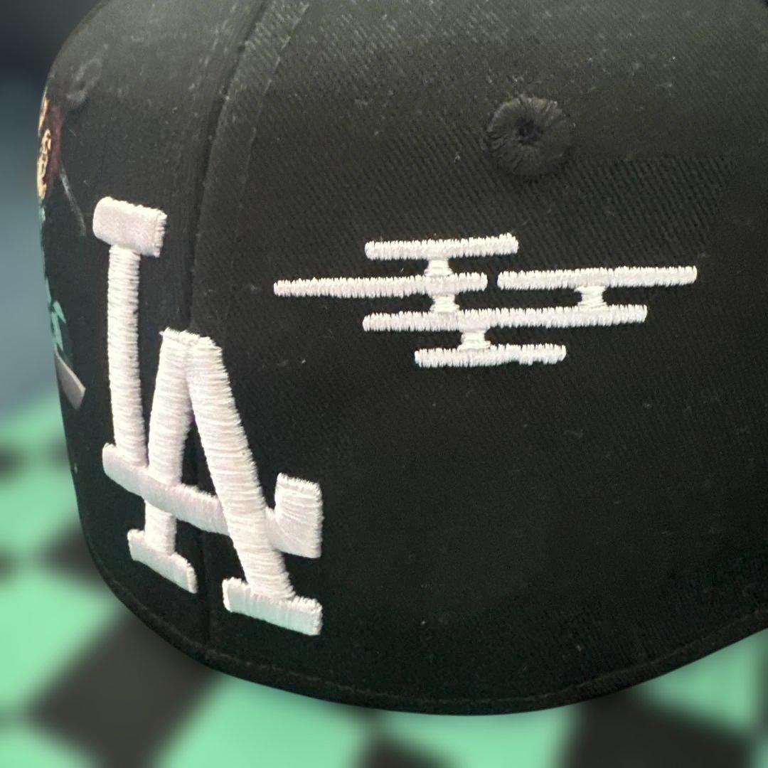 【2個セット】　ドジャース【8/15日来場者限定】鬼滅の刃キャップ