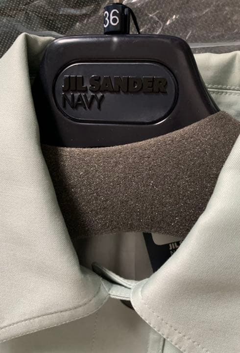 売り切り価格！未着用ジルサンダービッグシルエットコットンコート36