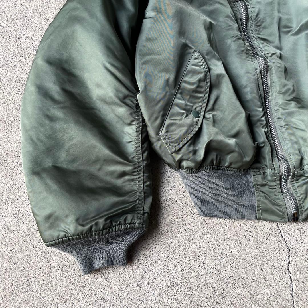 80s USA製 アルファ MA1 flight bomber jacket