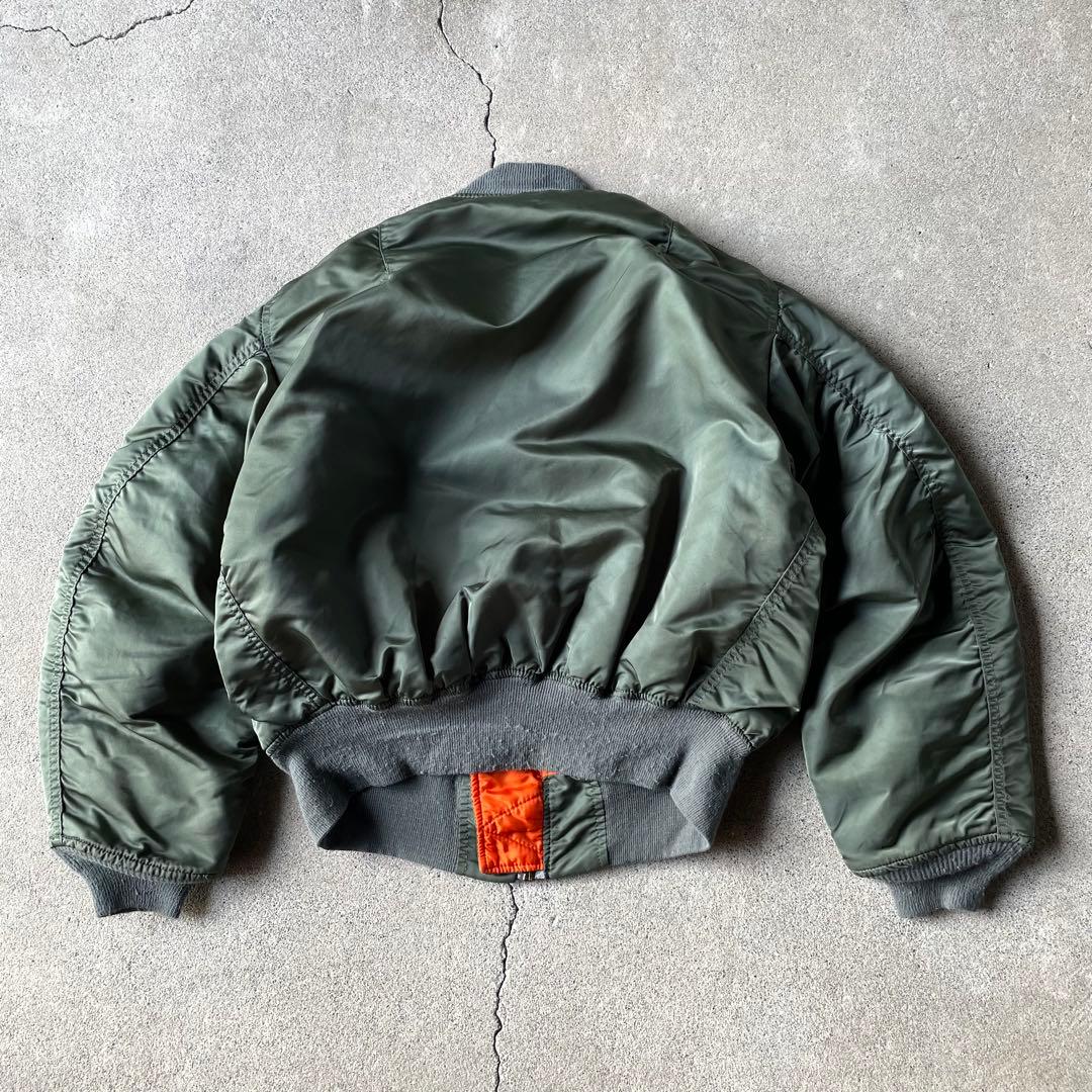 80s USA製 アルファ MA1 flight bomber jacket