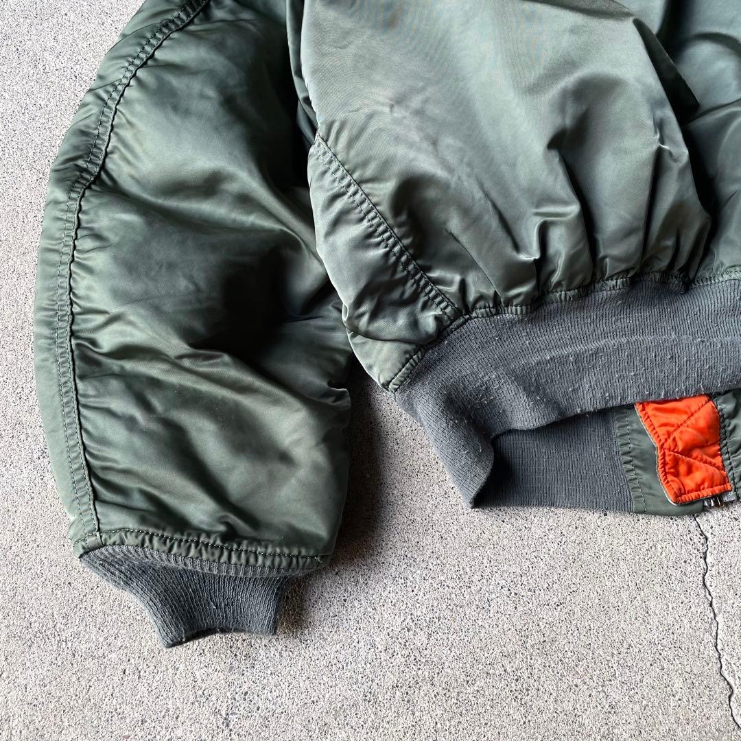 80s USA製 アルファ MA1 flight bomber jacket