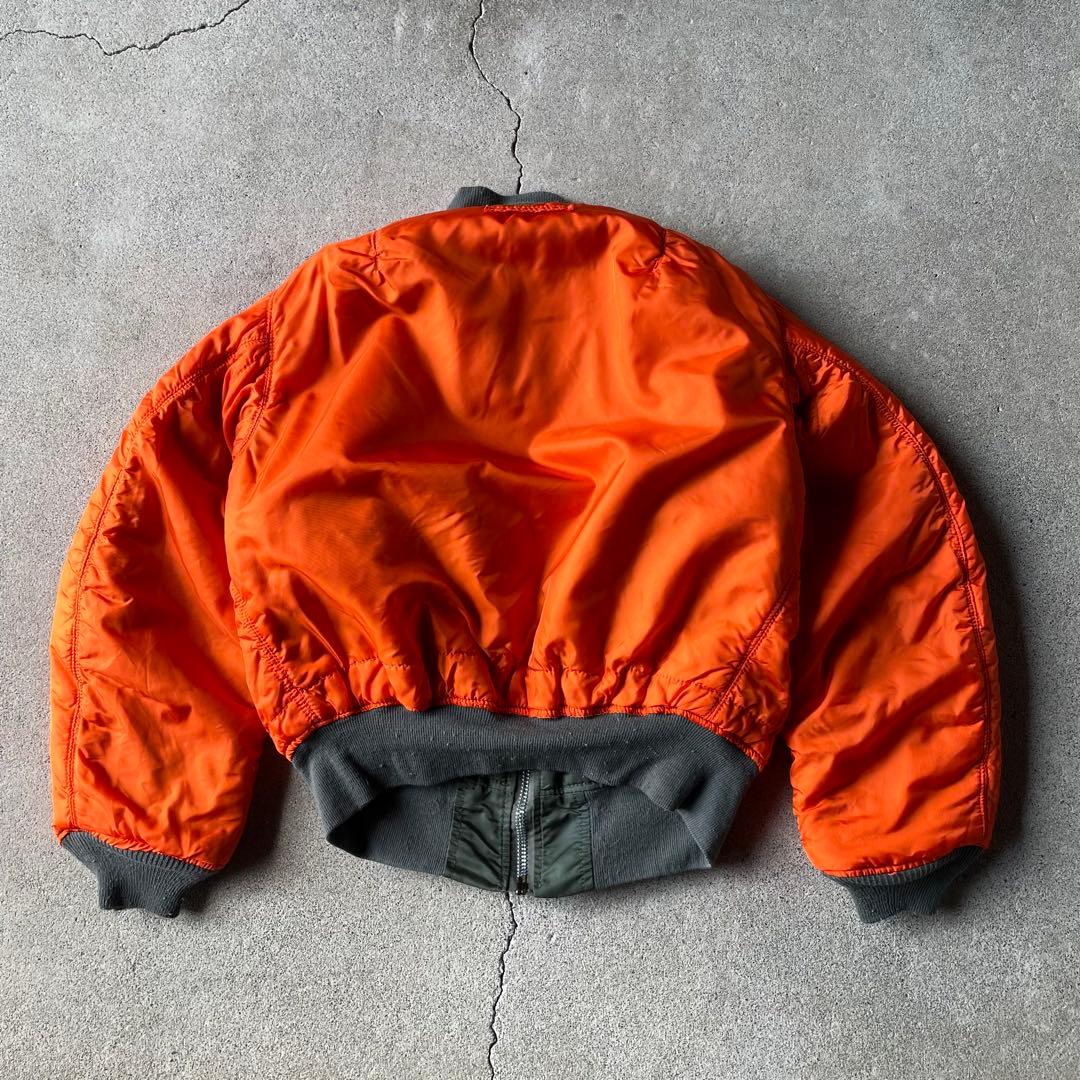80s USA製 アルファ MA1 flight bomber jacket