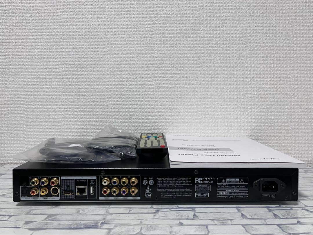 美品　リモコン付　OPPO SACD/ブルーレイプレイヤー　BDP-80