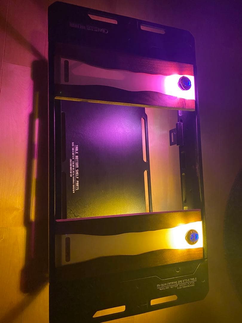 【ON-U LIFE】 ミニバーナーテーブルブラック(BLACK)天板セット