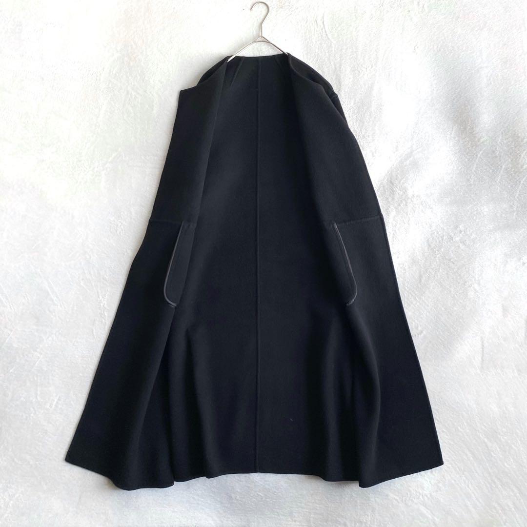 【定価約7.5万✨】ドゥーズィエムクラス　victorian リバーコート　黒