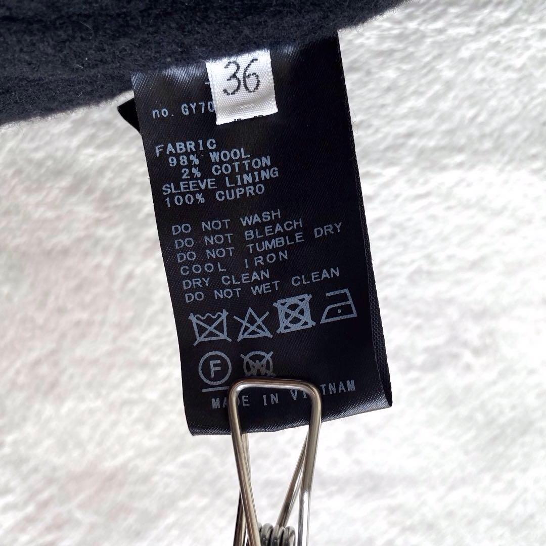 【定価約7.5万✨】ドゥーズィエムクラス　victorian リバーコート　黒