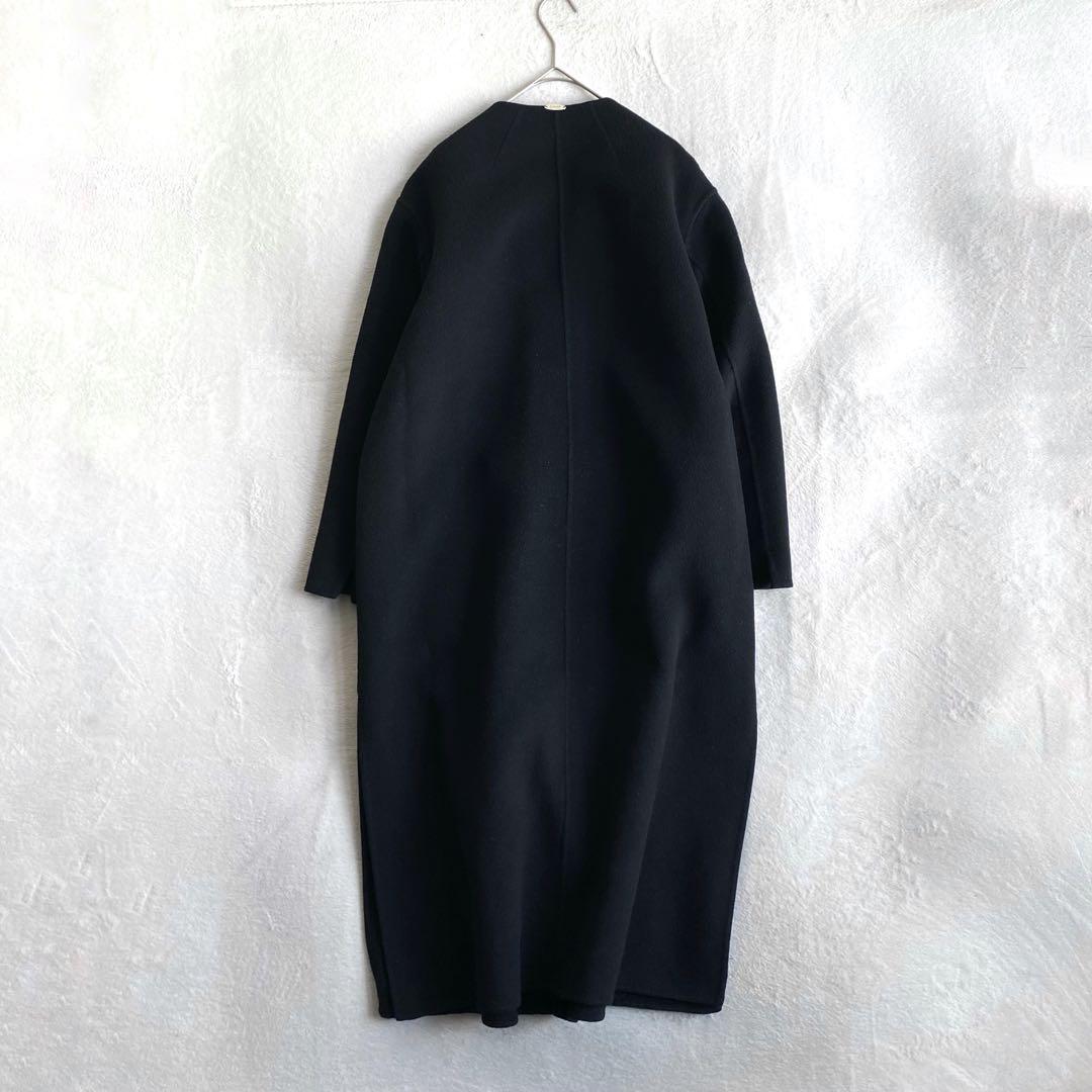 【定価約7.5万✨】ドゥーズィエムクラス　victorian リバーコート　黒