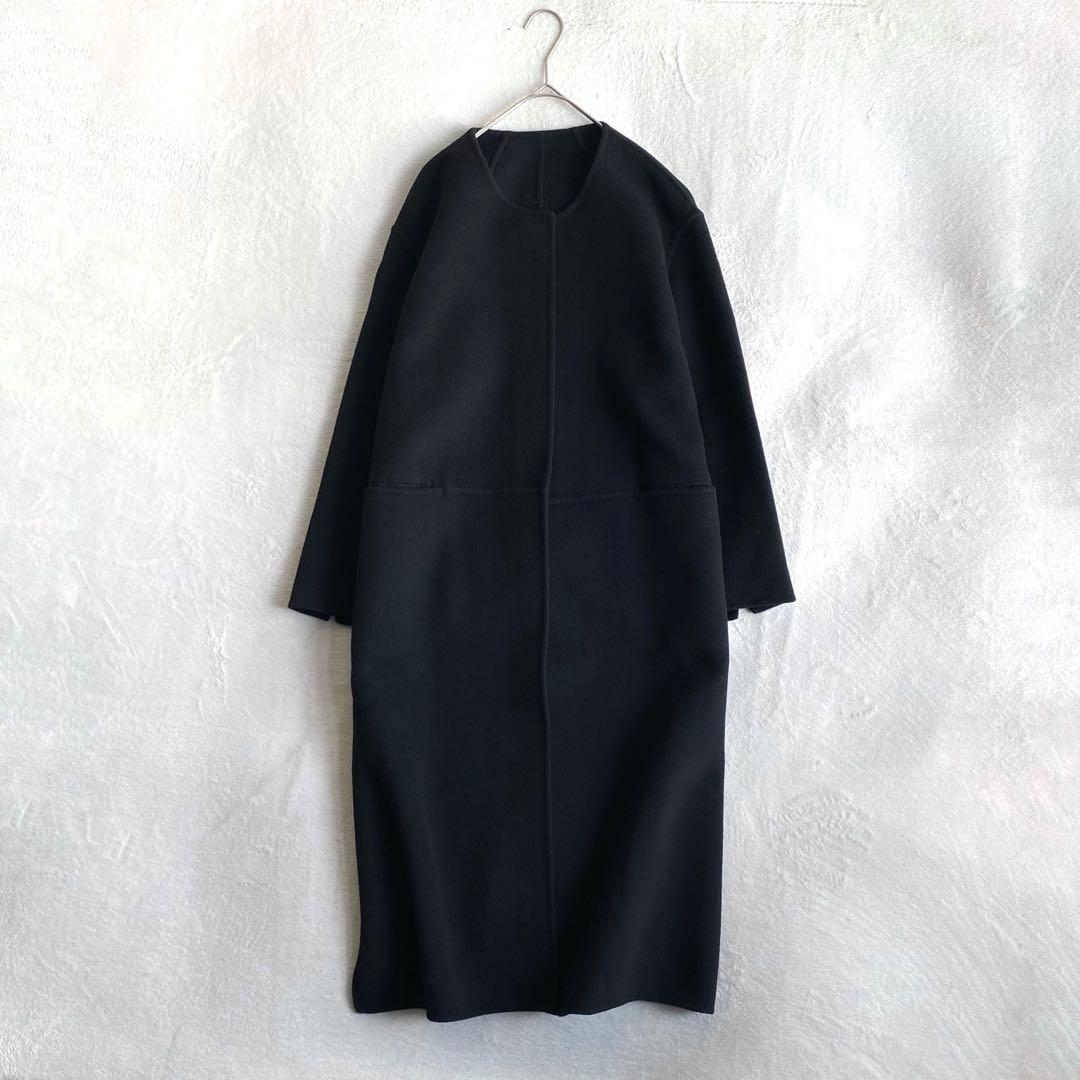 【定価約7.5万✨】ドゥーズィエムクラス　victorian リバーコート　黒