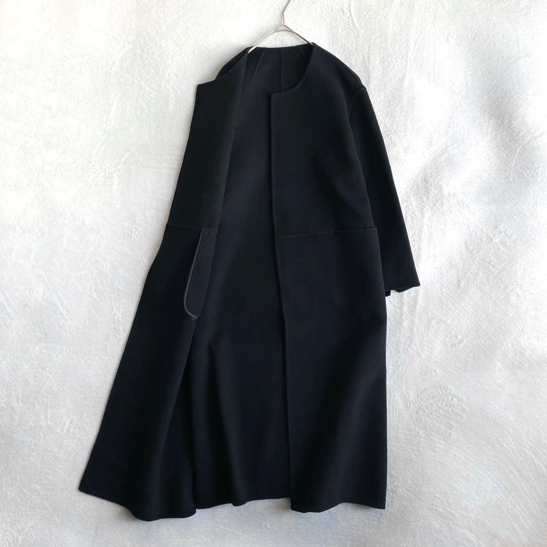 【定価約7.5万✨】ドゥーズィエムクラス　victorian リバーコート　黒