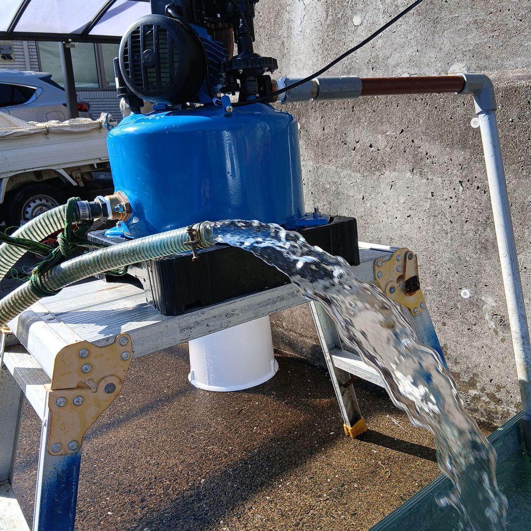 浅井戸ポンプです、深井戸ポンプと間違つて購入してしまい、長期保管品です。