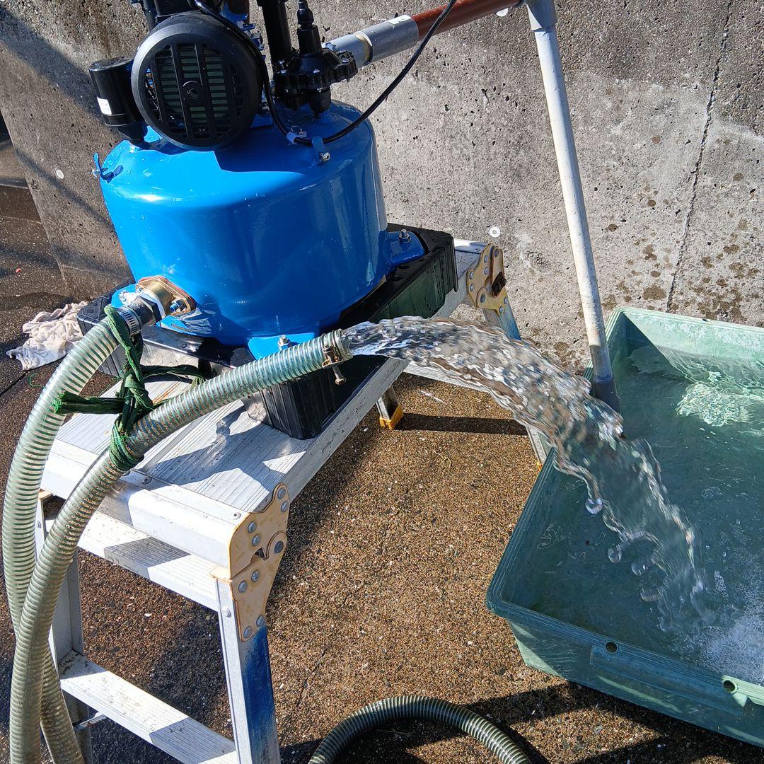 浅井戸ポンプです、深井戸ポンプと間違つて購入してしまい、長期保管品です。