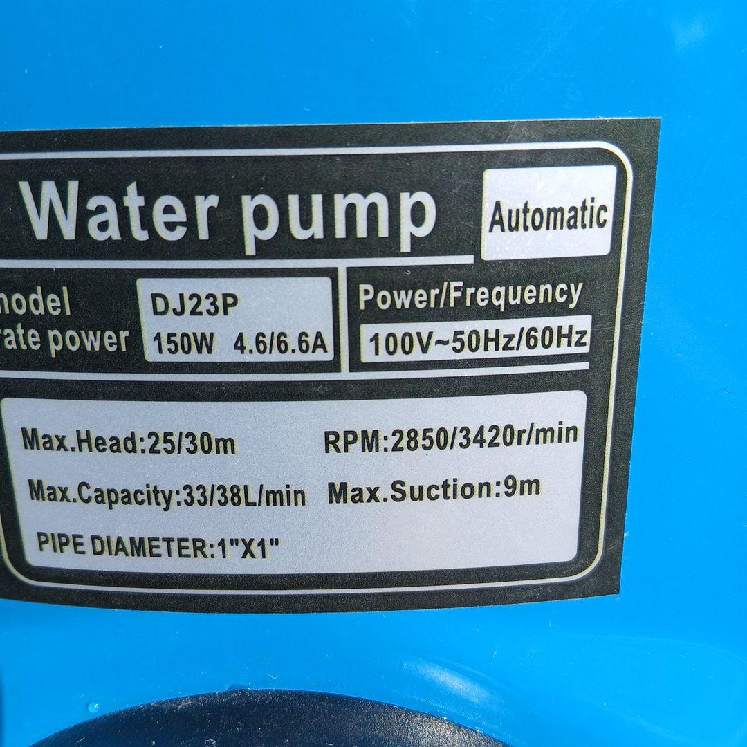 浅井戸ポンプです、深井戸ポンプと間違つて購入してしまい、長期保管品です。