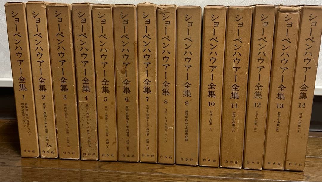 ショーベンハウアー全集 全14巻 岩波書店