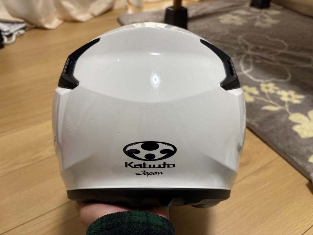 Kabuto RYUKI フルフェイスヘルメット XL ホワイトメタリック