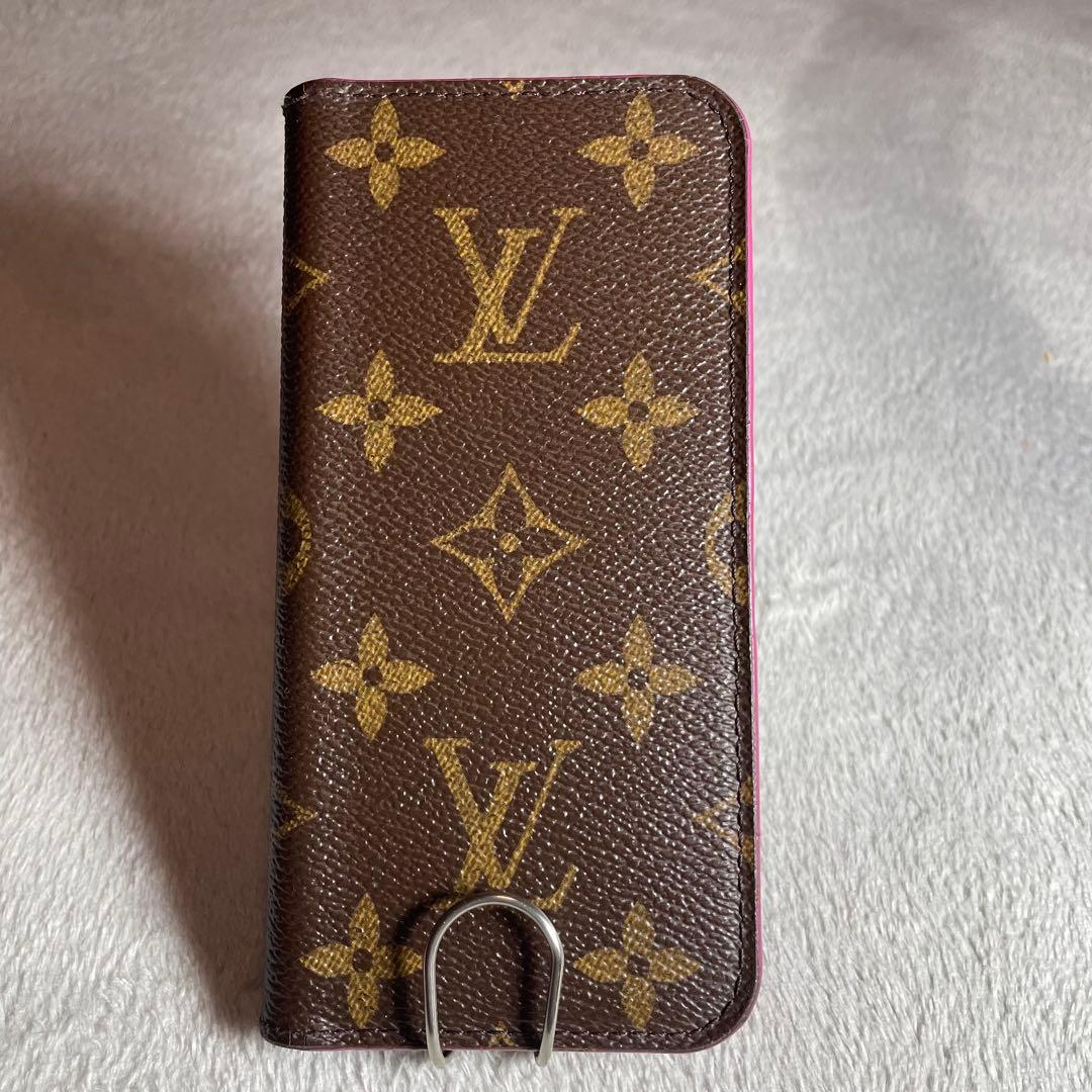 ルイヴィトン iPhoneケース 7 8 SE 手帳型 モノグラム