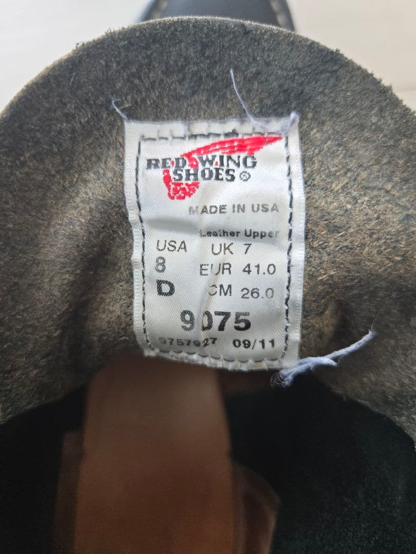 断捨離　REDWING レッドウィング アイリッシュセッター 黒