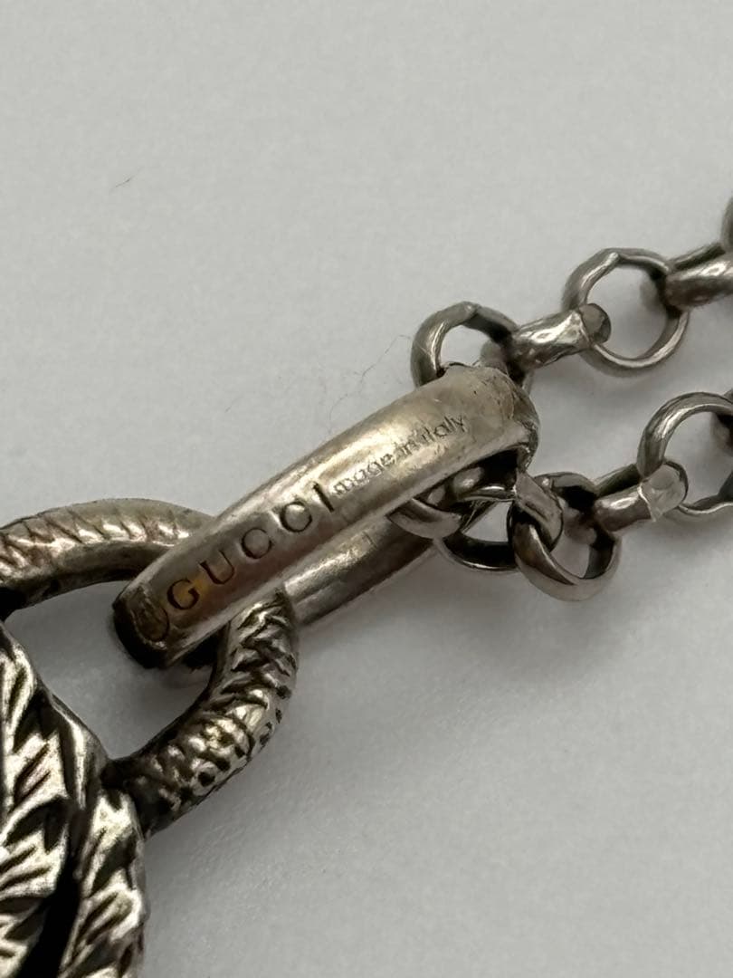 GUCCI グッチ ネックレス インターロッキング チェーン切れ 925