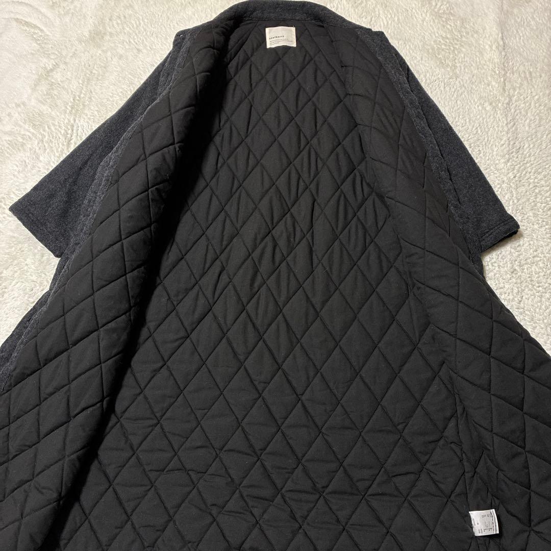 【完売品】ソウルベリー soulberry まこちゃんの着崩しコート グレー