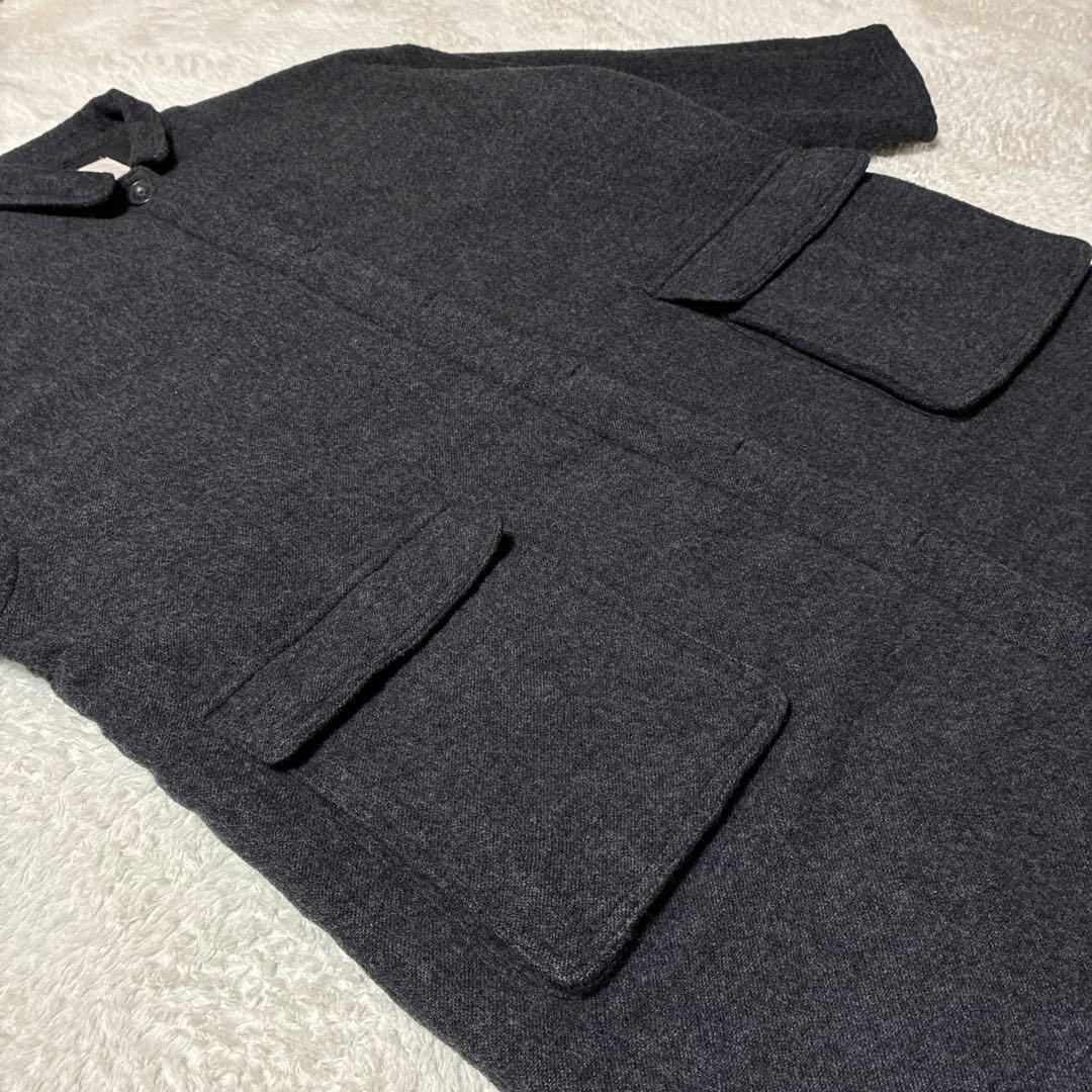 【完売品】ソウルベリー soulberry まこちゃんの着崩しコート グレー