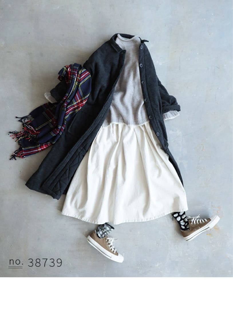 【完売品】ソウルベリー soulberry まこちゃんの着崩しコート グレー