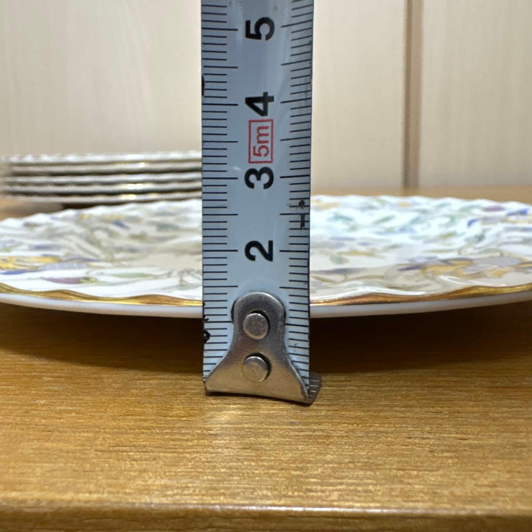 ミントン　50th アニバーサリー　ハドンホールブルー　ゴールドライン　プレート