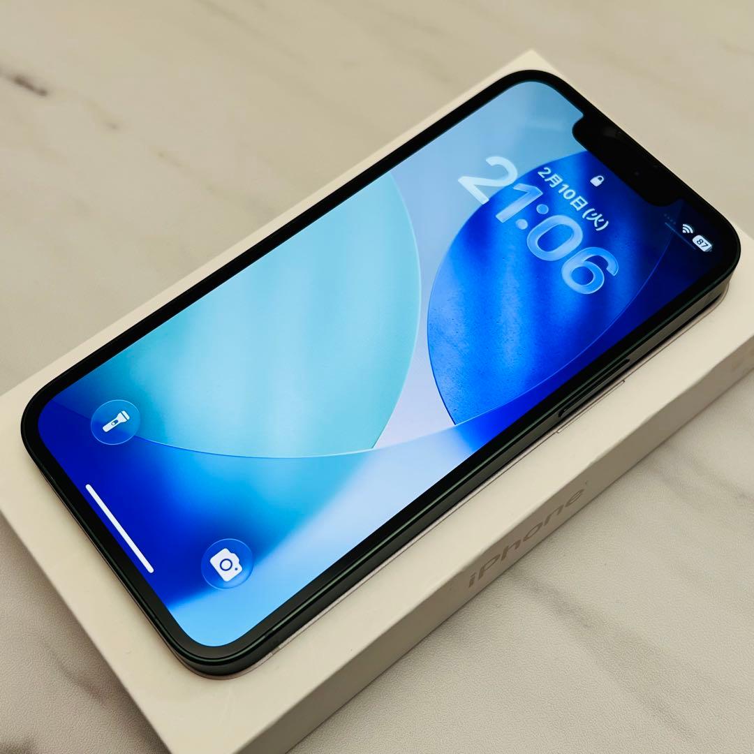 【良美品☆】iPhone13mini 本体 Green 128GB SIMフリー