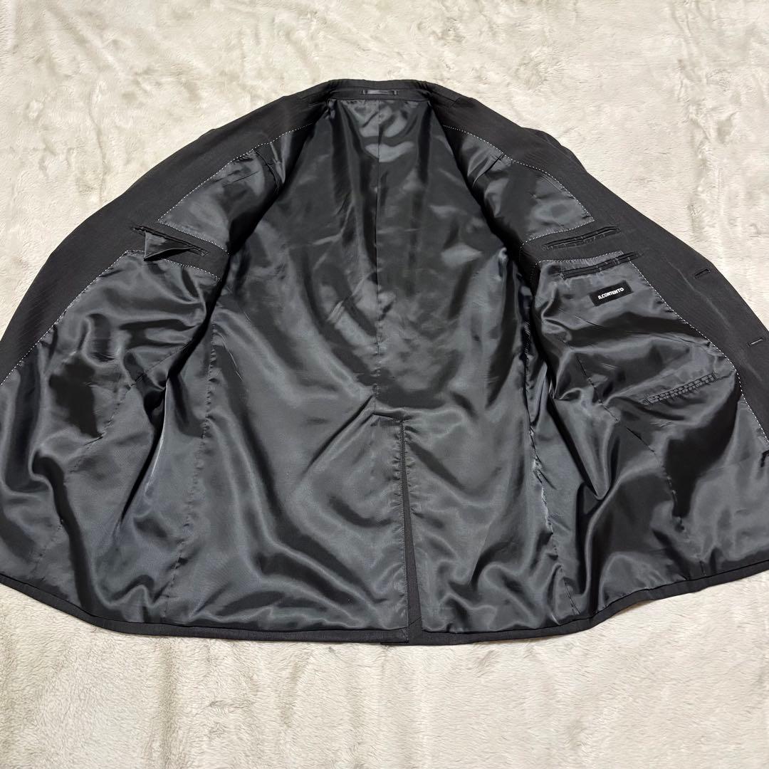 イルコンテント スーツ セットアップ 上下 100 E7 大きい 2XL 黒