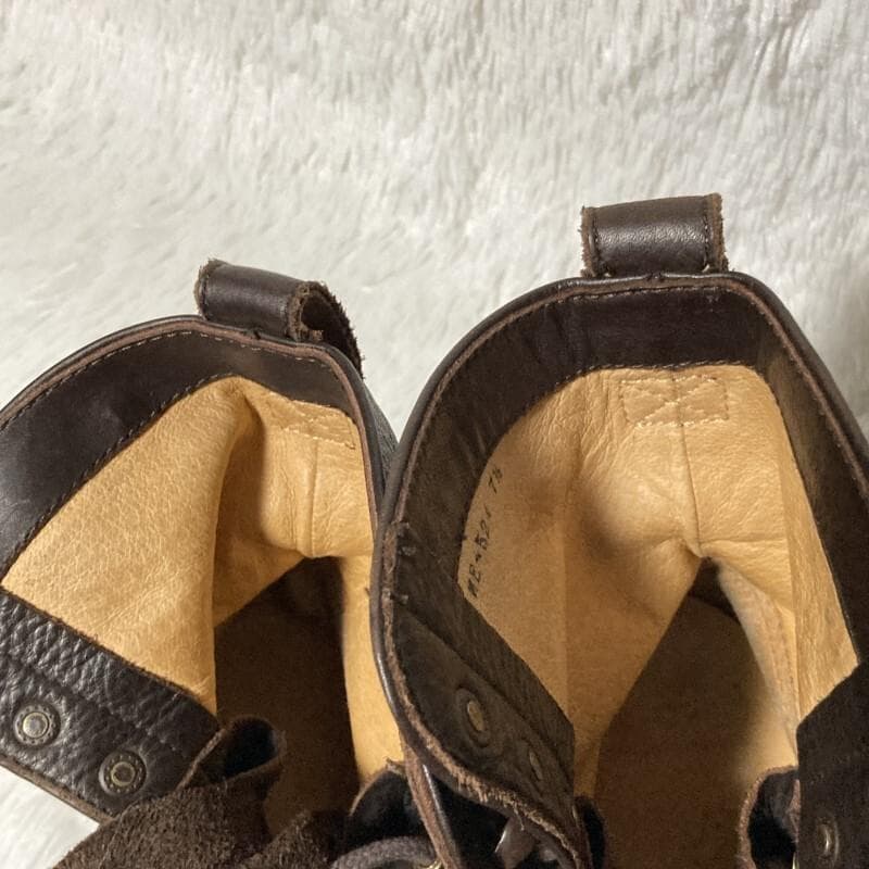 MR.OLIVE★ME524★WATER PROOF★防水ロガーブーツ 茶7.5