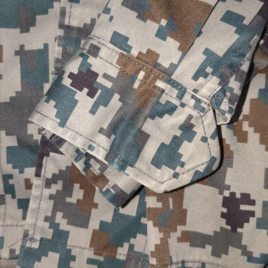 空自迷彩デジタル　作業服　戦闘服　上下セット　6A Sサイズ相当　bdu